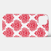 Geranium Elegant Damask Case-Mate iPhone Case (Achterkant (horizontaal))