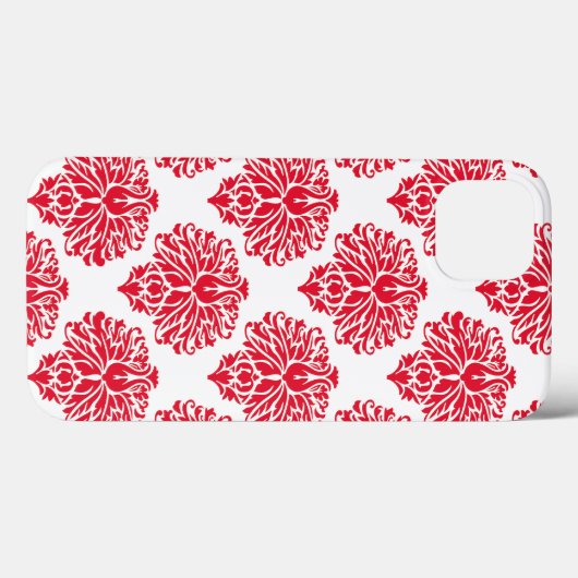 Geranium Elegant Damask Case-Mate iPhone Case (Achterkant (horizontaal))