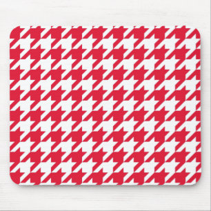 Geranium Elegant Houndstooth Muismat