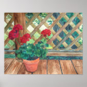 Geranium Fine Art Print (Voorkant)