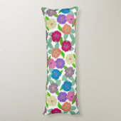 Geranium Flower Body Pillow Lichaamskussen (Achterkant (Verticaal))