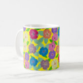 Geranium Flower Coffee Mok (Voorkant links)