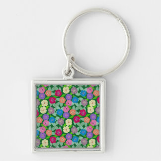 Geranium Flower Key Ring Sleutelhanger