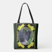Geranium Flower Lijst Creëer Uw eigen foto Tote Bag (Achterkant)