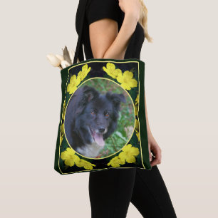 Geranium Flower Lijst Creëer Uw eigen foto Tote Bag