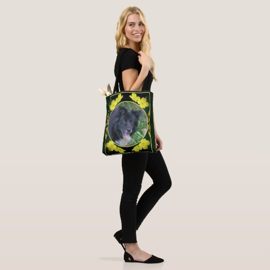 Geranium Flower Lijst Creëer Uw eigen foto Tote Bag (Op model)