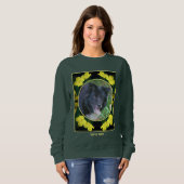 Geranium Flower Lijst Creëer Uw Eigen Huisdier Fot Trui (Voorkant volledig)