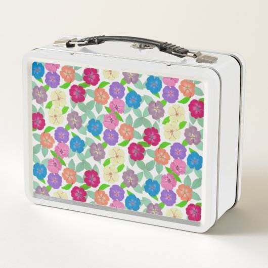 Geranium Flower Lunch Box (Achterkant)