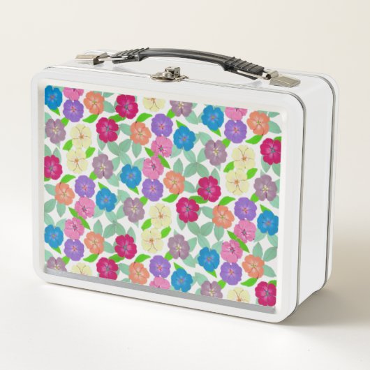 Geranium Flower Lunch Box (Voorkant)