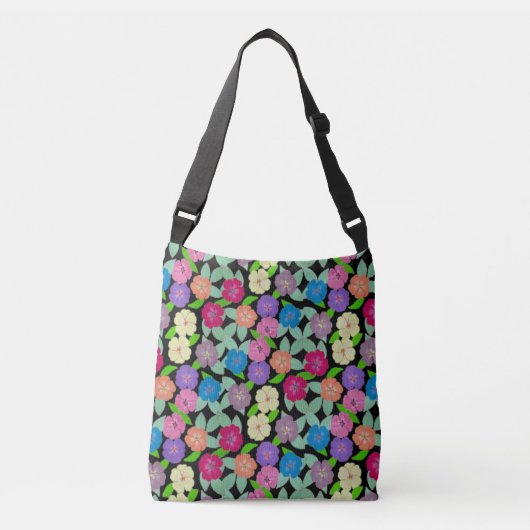 Geranium Flowers Canvas tas (Voorkant)