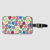 Geranium Flowers Canvas tas Bagagelabel (Voorkant (horizontaal))