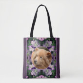 Geranium Flowers Lijst Creëer Uw Eigen Huisdier Fo Tote Bag (Voorkant)
