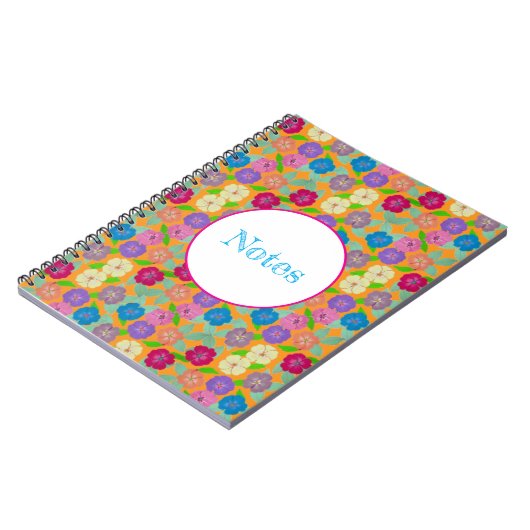 Geranium Flowers Notitieboek (Linkerzijde)