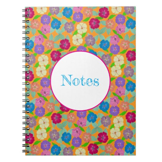 Geranium Flowers Notitieboek (Voorkant)