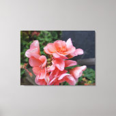 Geranium Garden Flower Canvas Print (Voorkant)