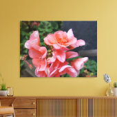 Geranium Garden Flower Canvas Print (Insitu (Woonkamer))