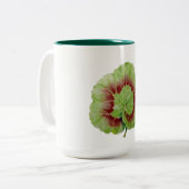 Geranium Green 15 oz Two-Tone Mok (1 op 4) (Voorkant links)