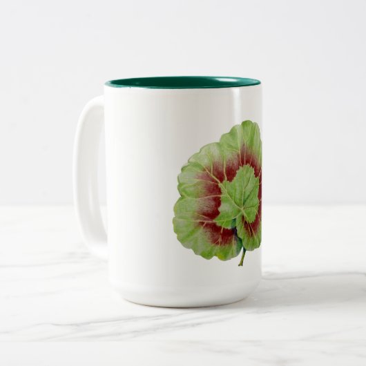 Geranium Green 15 oz Two-Tone Mok (1 op 4) (Voorkant links)