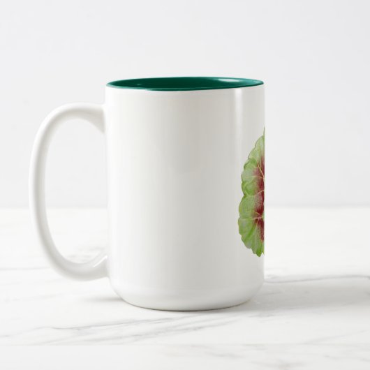 Geranium Green 15 oz Two-Tone Mok (1 op 4) (Links)