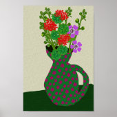Geranium, Hollyhock, Geranium Wallichianum Poster (Voorkant)