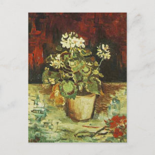 Geranium in een bloempot, Vincent van Gogh Briefkaart
