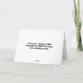 Geranium Kaart (Achterkant)