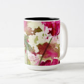 Geranium koffie mok (Voorkant rechts)