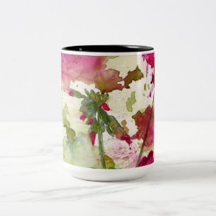 Geranium koffie mok