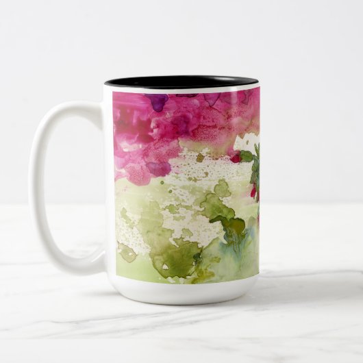 Geranium koffie mok (Links)
