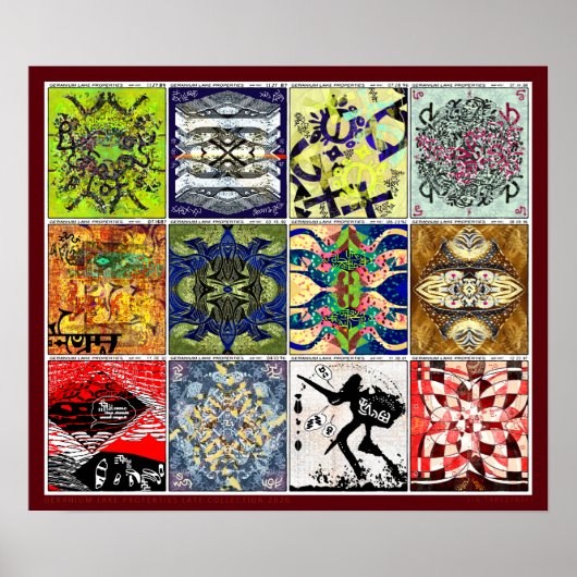 Geranium Lake Properties Late Collectie 2020 Poster (Voorkant)