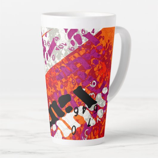 Geranium Lake Properties Properties Asemic Latte Mok (Rechterhoek)