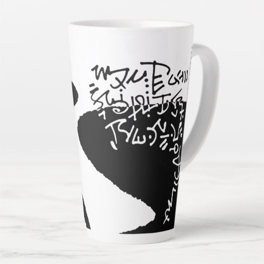 Geranium Lake Properties Properties Asemic Latte Mok (Rechterhoek)