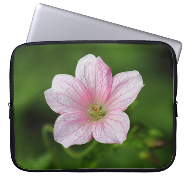 Geranium Laptop Sleeve (Voorkant)
