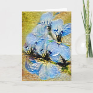 Geranium Painted Art 1 Note Kaart