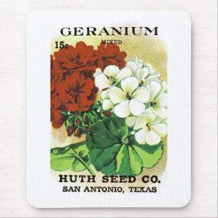 Geranium Seed Packet Label Muismat