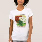 Geranium Seed Packet Label T-shirt (Voorkant)