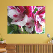 Geranium Stretched Canvas Print (Insitu (Woonkamer))