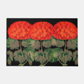  Geranium Trio - vettige floraal Deurmat (Voorkant)