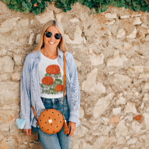  Geranium Trio - vettige floraal T-shirt