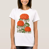 Geranium Trio - vettige floraal T-shirt (Voorkant)