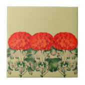  Geranium Trio - vettige floraal Tegeltje (Voorkant)