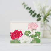 Geranium van Tanigami Konan Briefkaart (Staand voorkant)