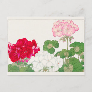 Geranium van Tanigami Konan Briefkaart