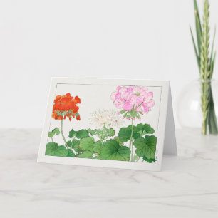 Geranium van Tanigami Konan Kaart