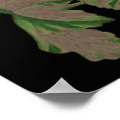  Geranium - vet floraal Poster (Hoek)