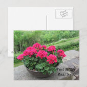 Geranium - Voel je snel weer beter Briefkaart (Voorkant / Achterkant)
