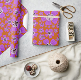Geranium Wallichianum Wrapping Paper Cadeaupapier