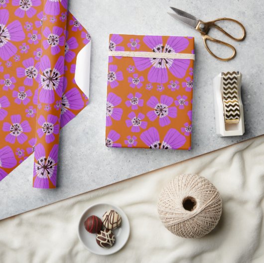 Geranium Wallichianum Wrapping Paper Cadeaupapier (Crafts)