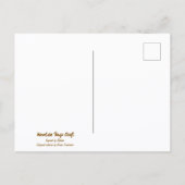 Geranium wildflower watercolor briefkaart (Achterkant)