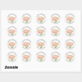 Geranium zeep label (Vel)